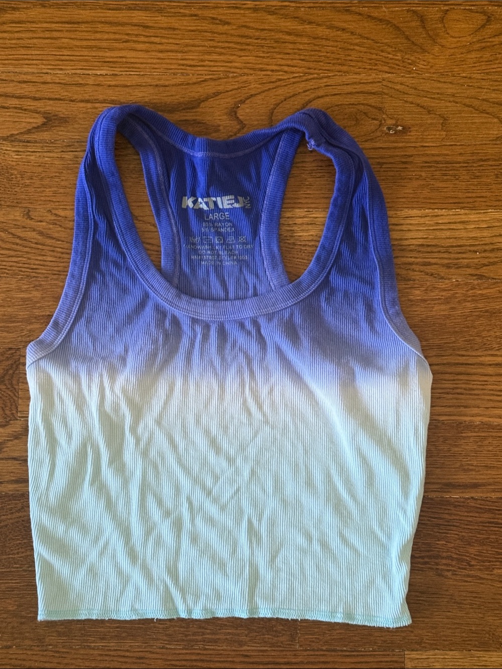 Katie J cropped junior tank